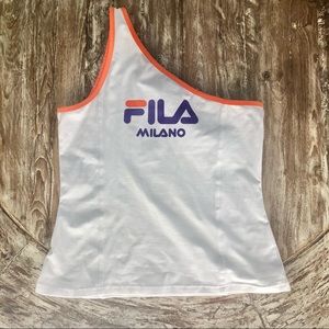 Fila one shoulder tank